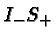 \bgroup\color{black}$I_-S_+$\egroup