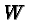 \bgroup\color{black}$W$\egroup