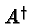 \bgroup\color{black}$A^\dag $\egroup