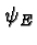 \bgroup\color{black}$\psi_E$\egroup