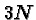 \bgroup\color{black}$3N$\egroup