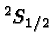 \bgroup\color{black}$^2S_{1/2}$\egroup