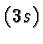 \bgroup\color{black}$(3s)$\egroup