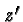 \bgroup\color{black}$z'$\egroup