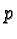 \bgroup\color{black}$p$\egroup