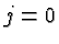 $j=0$