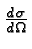 ${d\sigma\over d\Omega}$