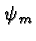 \bgroup\color{black}$\psi_m$\egroup