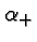 \bgroup\color{black}$\alpha_+$\egroup