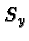 \bgroup\color{black}$S_y$\egroup