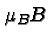 \bgroup\color{black}$\mu_BB$\egroup