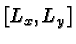 \bgroup\color{black}$[L_x,L_y]$\egroup