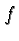 \bgroup\color{black}$f$\egroup