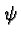 \bgroup\color{black}$\psi$\egroup
