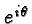 \bgroup\color{black}$e^{i\theta}$\egroup