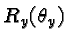 \bgroup\color{black}$R_y(\theta_y)$\egroup