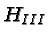 $H_{III}$
