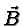 \bgroup\color{black}$\vec{B}$\egroup