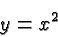 \begin{displaymath}\bgroup\color{black}y=x^2\egroup\end{displaymath}