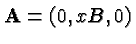 ${\bf A} = (0,xB,0)$