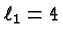 \bgroup\color{black}$\ell_1 =4$\egroup