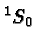 \bgroup\color{black}$^1S_0$\egroup