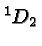\bgroup\color{black}$^1D_2$\egroup