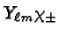 \bgroup\color{black}$Y_{\ell m}\chi_\pm$\egroup