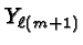 \bgroup\color{black}$Y_{\ell (m+1)}$\egroup