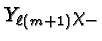 \bgroup\color{black}$Y_{\ell (m+1)}\chi_-$\egroup