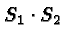 $S_1\cdot S_2$