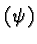 $(\psi)$