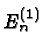\bgroup\color{black}$E_n^{(1)}$\egroup