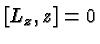 $[L_z,z]=0$